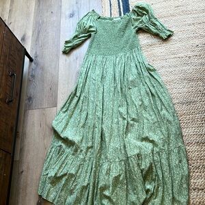 DOEN smocked maxi dress